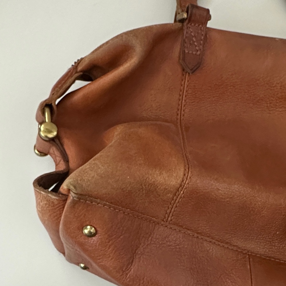 Madewell • Brown Leather Satchel Handbag - Picture 11 of 12